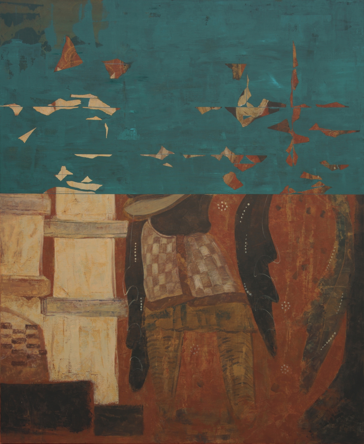 6.悬置四 布面丙烯 220x180cm
