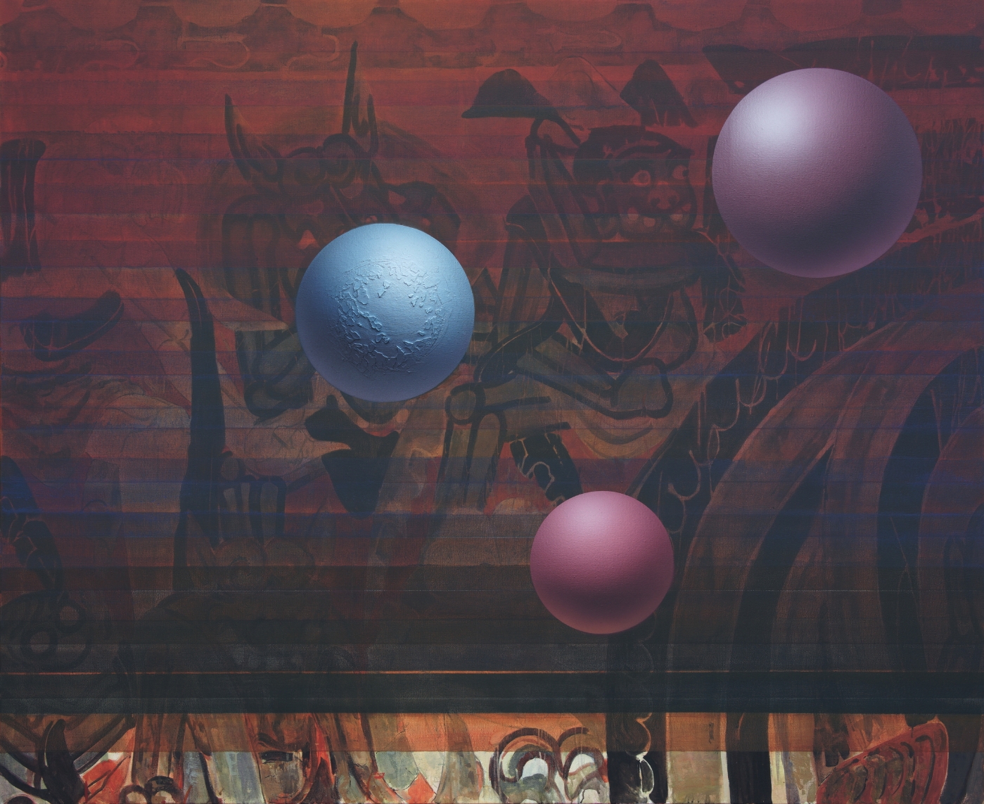 7.悬置五 布面丙烯 180x220cm