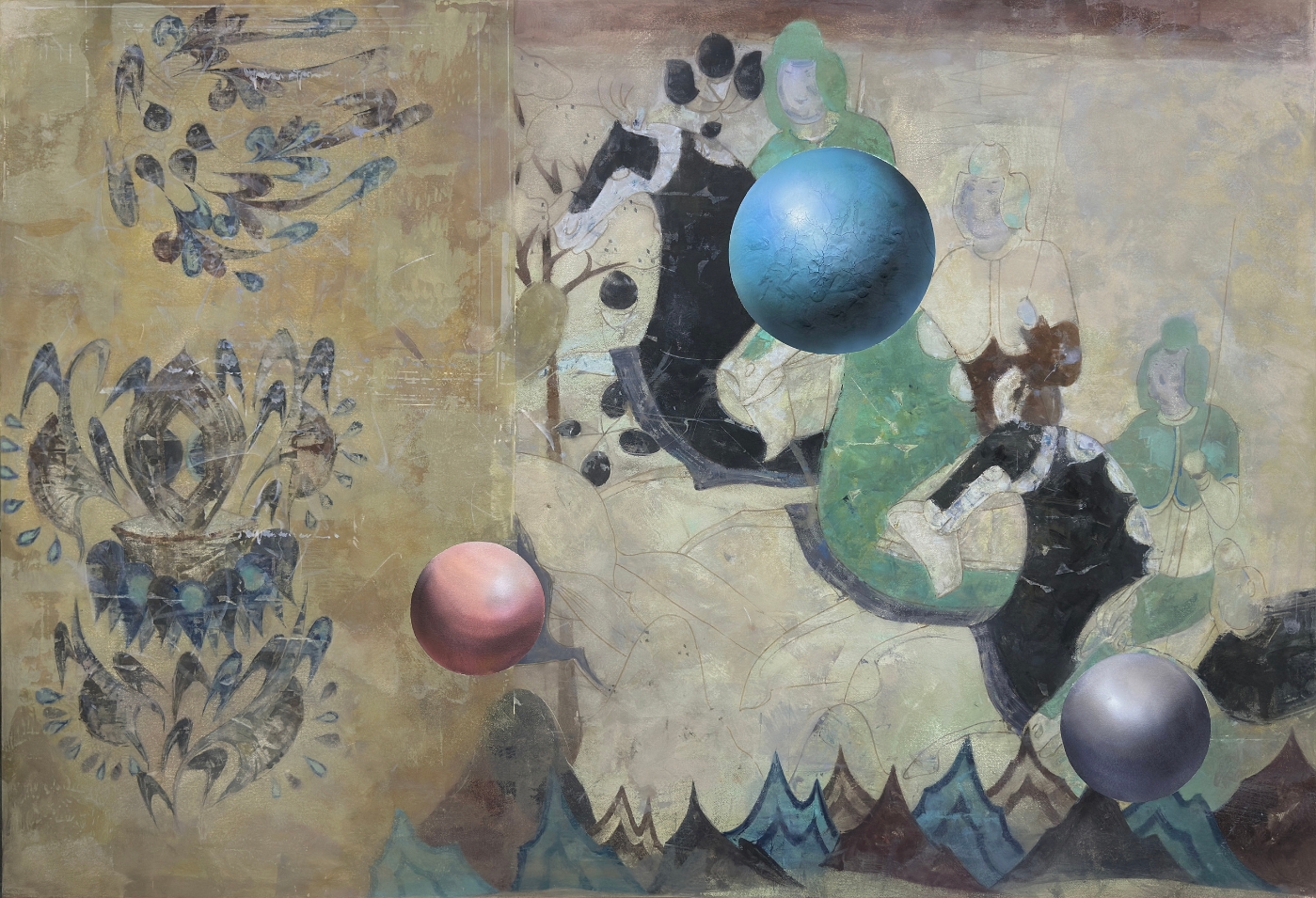 10.悬置 180x220cm 2025