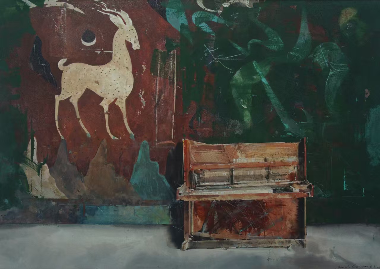 11.山外山之五 纸本水彩 75 x 105cm 2023