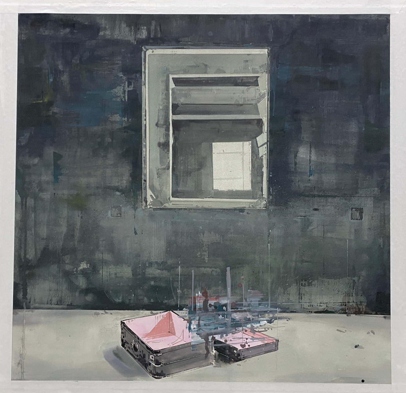 29.《隐秘的角落之三 》，75 x105 cm，纸本水彩，2021