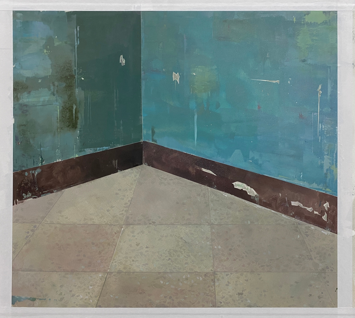 30.《隐秘的角落之四》，75x105cm，纸本水彩，2021