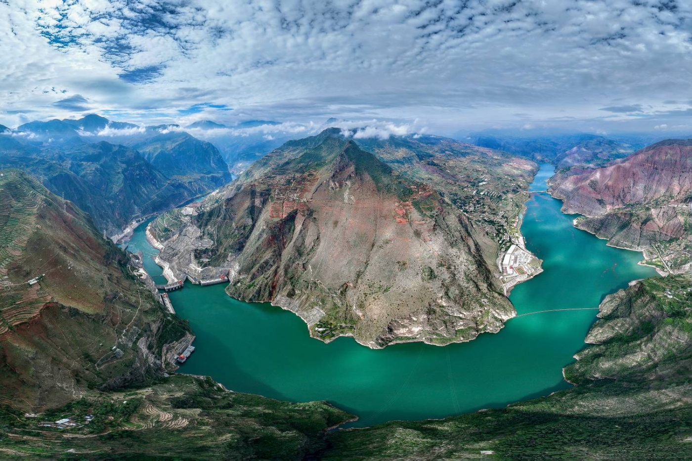 赵兵《高峡出平湖——乌东德水电站》