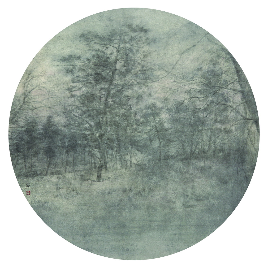 谢晓虹《后花园》70cmx70cm 谢晓虹《后花园》70cmx70cm