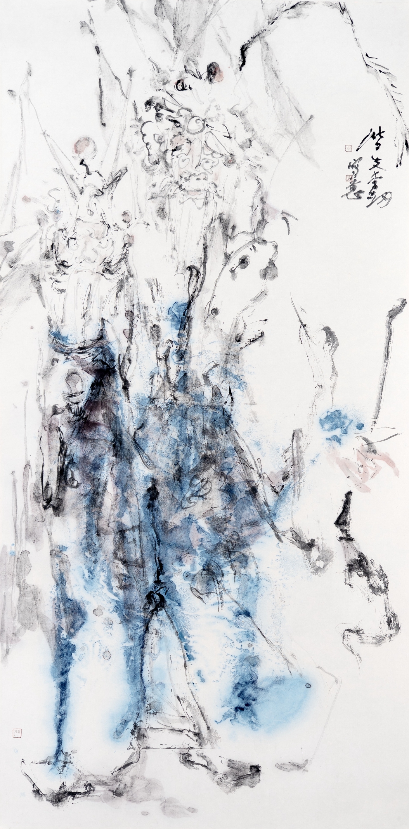 李剑《粉墨江湖》138cmx68cm 李剑《粉墨江湖》138cmx68cm