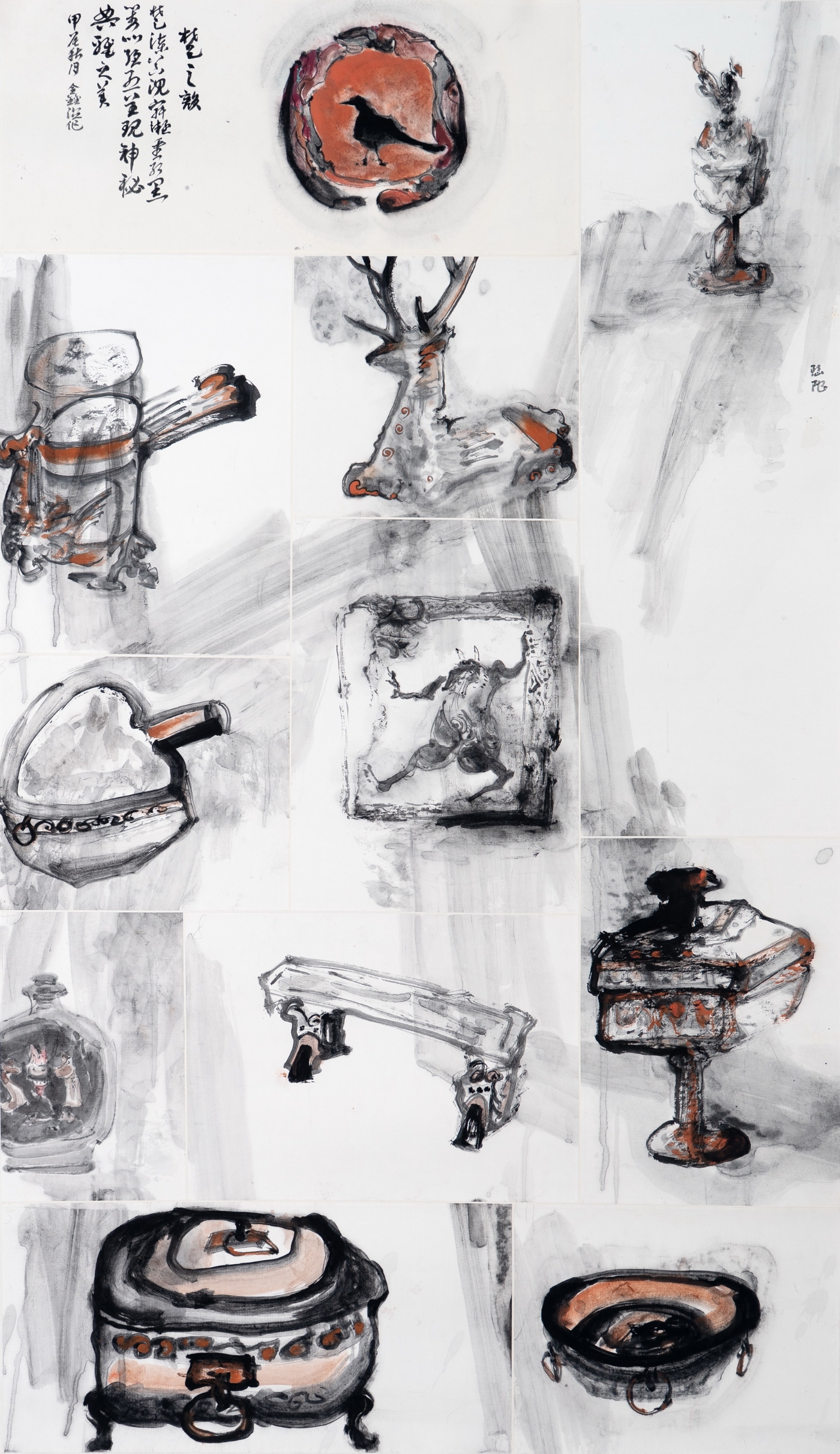 曹鑫德《楚之韵》180cmx96cm 曹鑫德《楚之韵》180cmx96cm