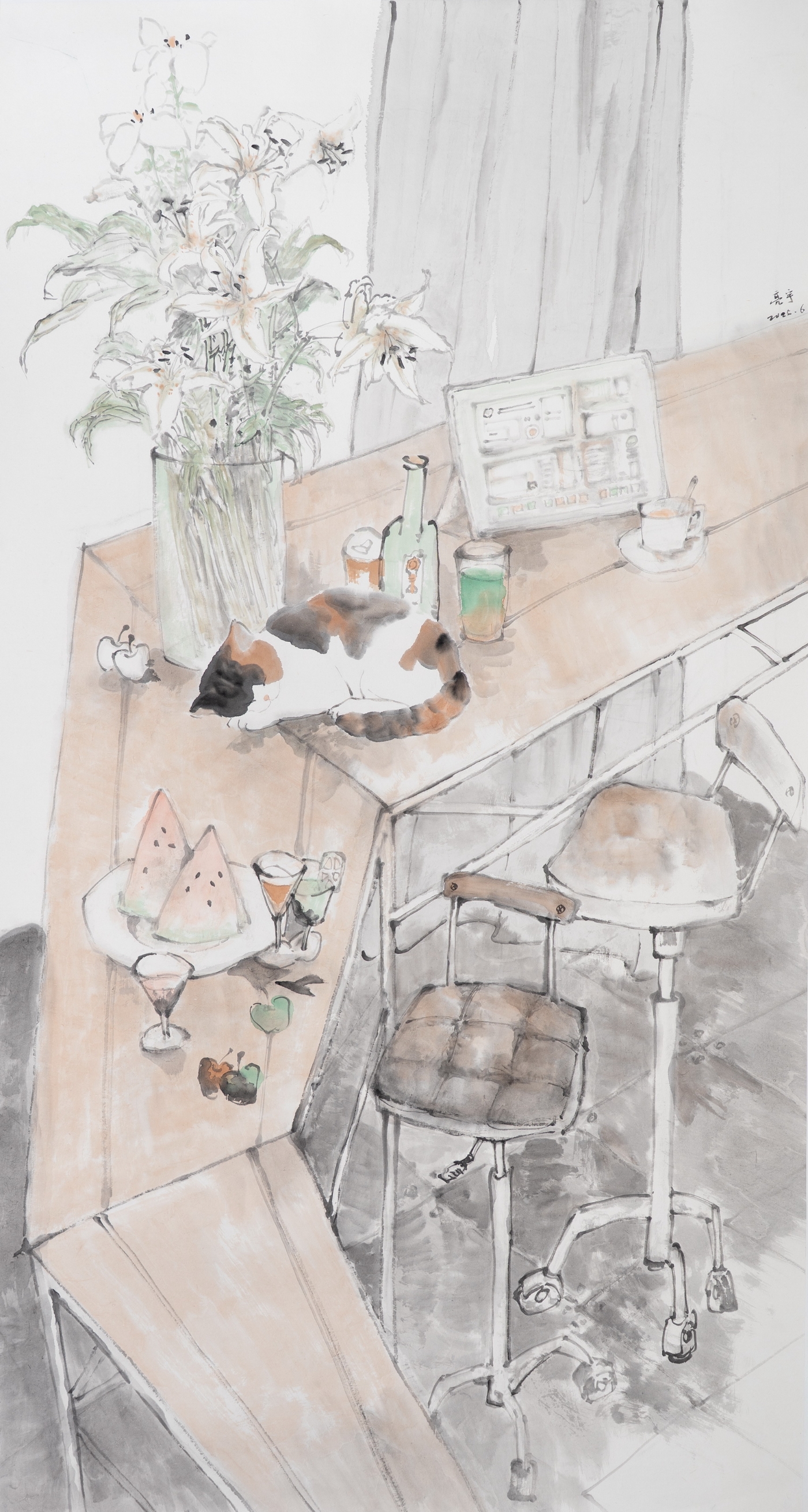 陈亮宇《澄夏》180cmx96cm 陈亮宇《澄夏》180cmx96cm