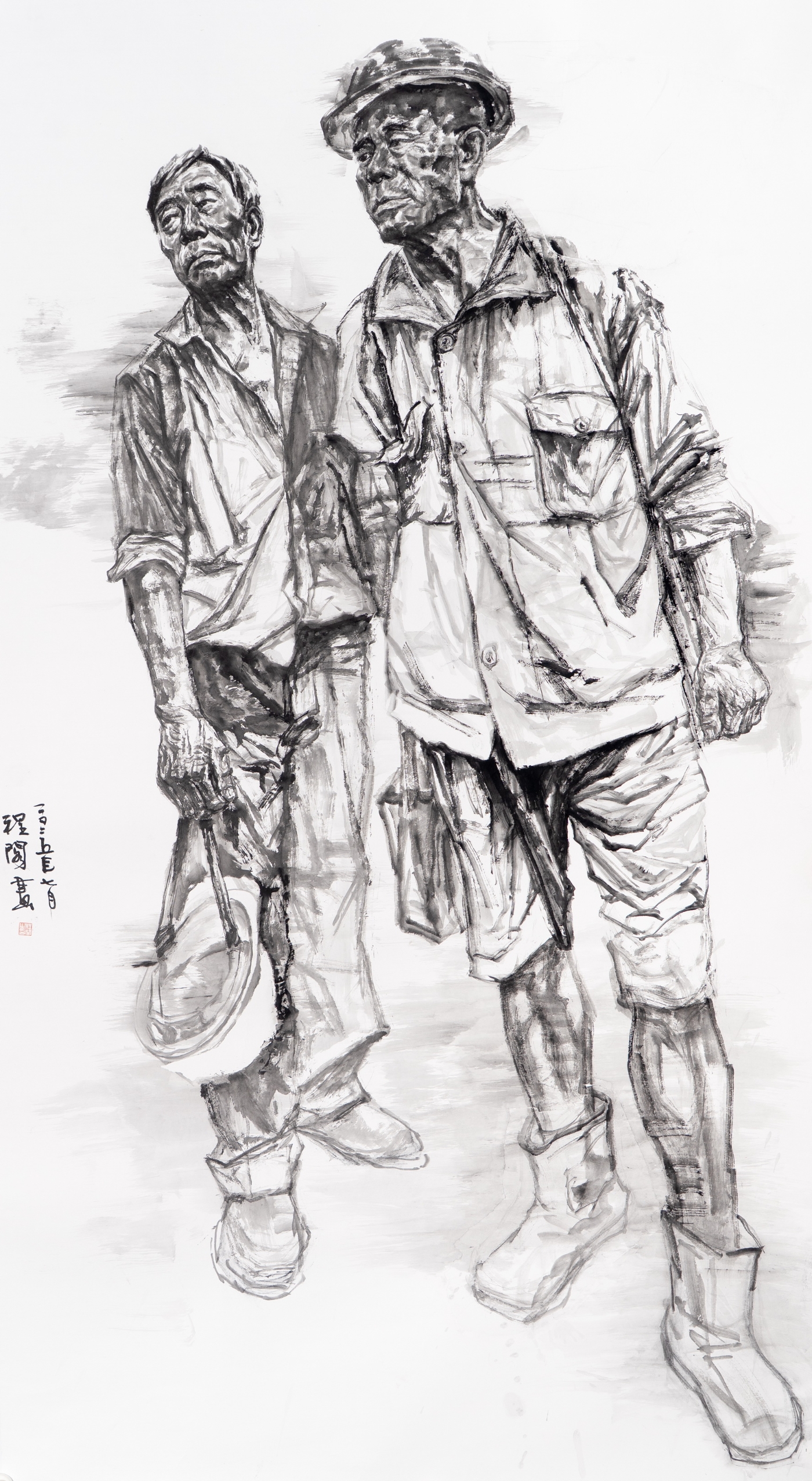 程阁《江潮筑梦人》180cmx96cm 程阁《江潮筑梦人》180cmx96cm