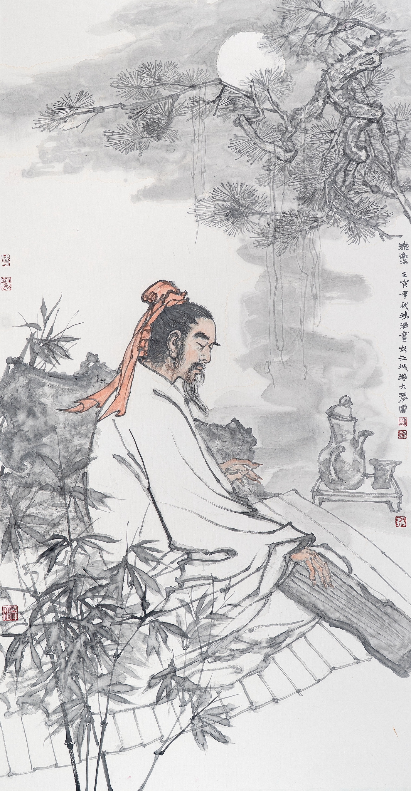 邓鸿涛《雅乐》180cmx96cm 邓鸿涛《雅乐》180cmx96cm