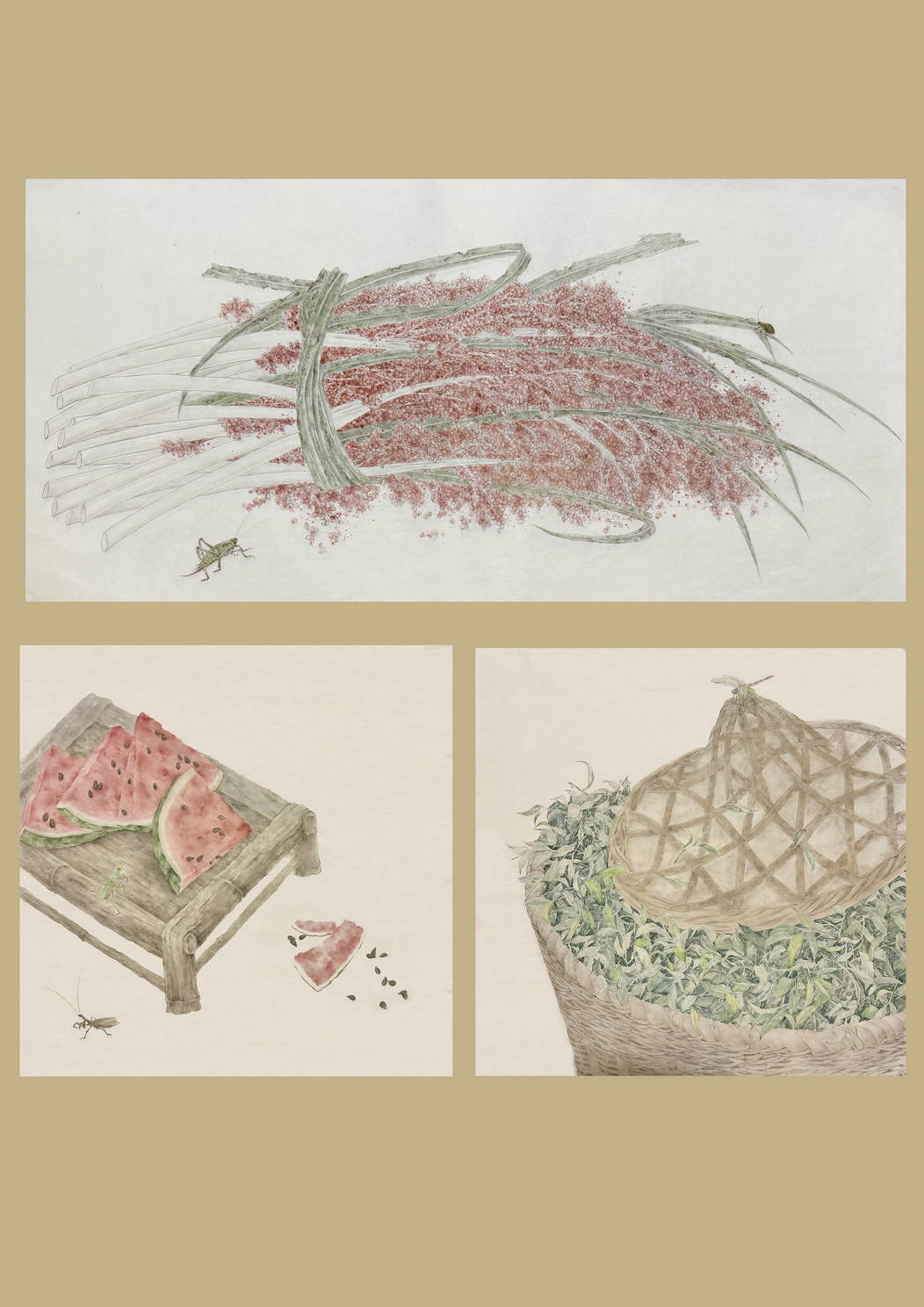 何苗《穰穰之韵》70cmx70cm 何苗《穰穰之韵》70cmx70cm