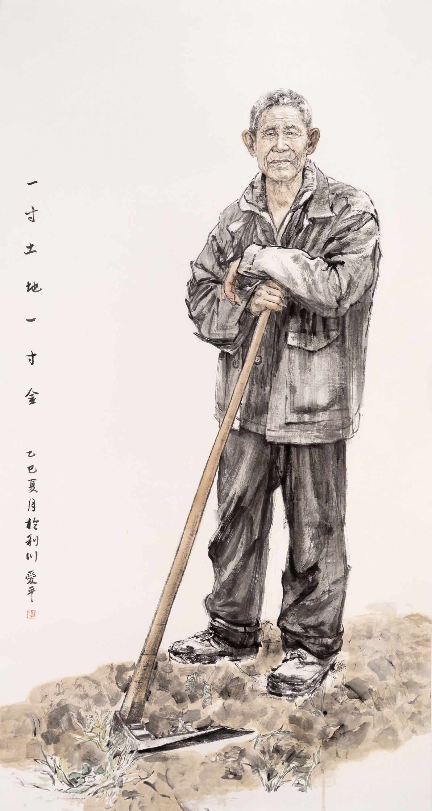 李爱平《一寸土地一寸金》180cmx96cm 李爱平《一寸土地一寸金》180cmx96cm