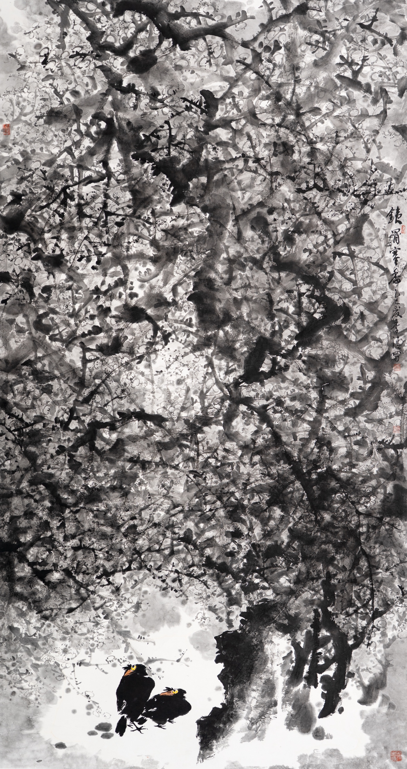 李清《铁骨寒香》180cmx96cm 李清《铁骨寒香》180cmx96cm