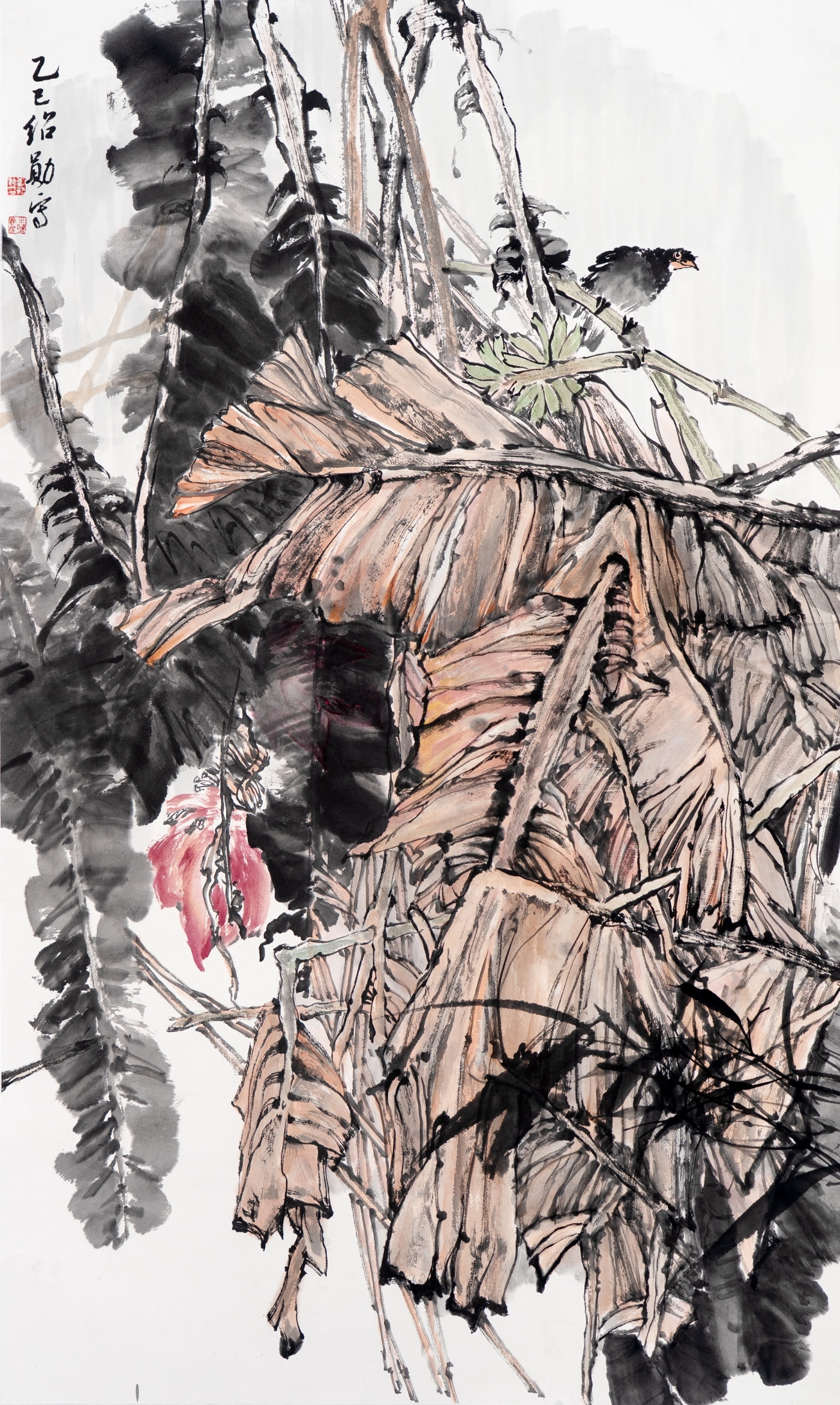 刘绍勋《江岸秋色》180cmx96cm 刘绍勋《江岸秋色》180cmx96cm