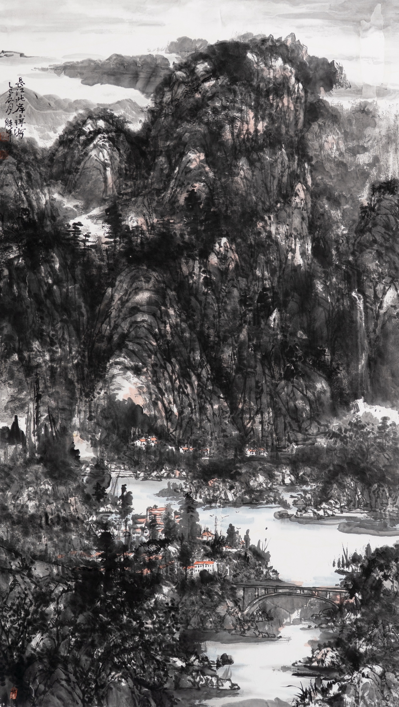 王解军《长江此案小洱海》180cmx96cm 王解军《长江此案小洱海》180cmx96cm