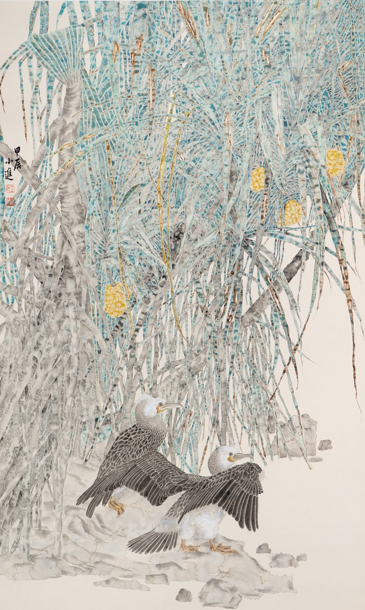 王小进《守望》180cmx96cm 王小进《守望》180cmx96cm