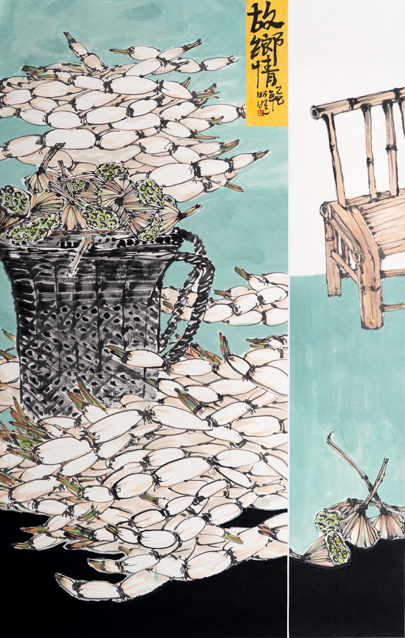 熊昕明《故乡情》170cmx98cm 熊昕明《故乡情》170cmx98cm