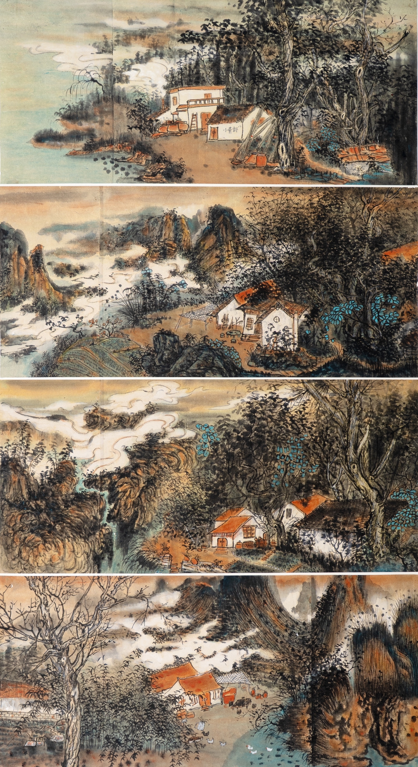 杨春翠《木兰乡村》180cmx96cm 杨春翠《木兰乡村》180cmx96cm