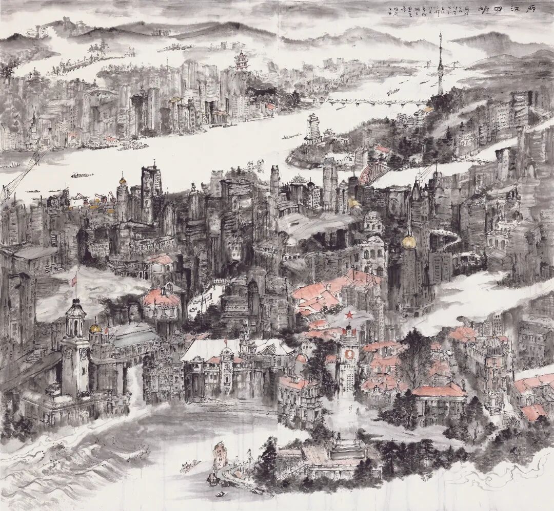两江四岸 180cm×190cm 2025年.JPG