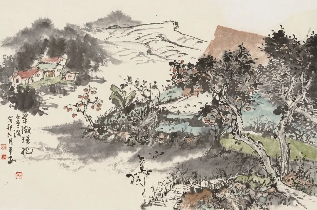 翠微怀抱白云深 46cm×69cm 2023年.JPG