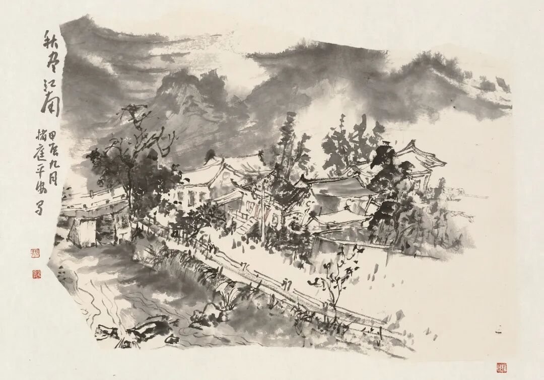 秋尽江南 43cm×60cm 2024年.JPG