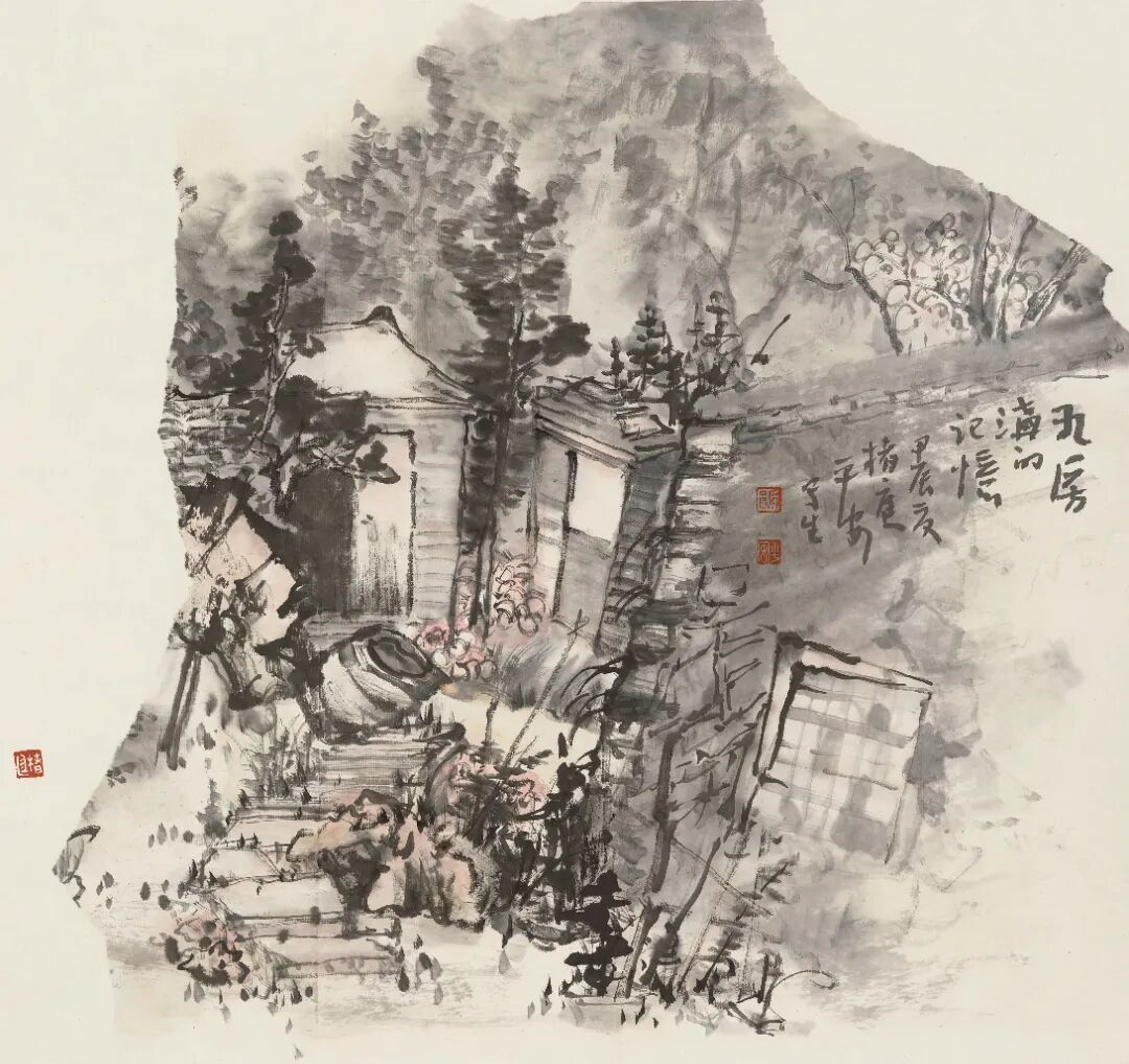 九房沟的记忆 45cm×48cm 2024年.JPG