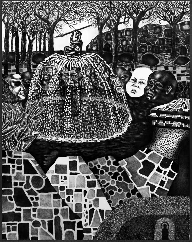 377王敬升+《乌托邦》平板画（砂目铝板）90X70